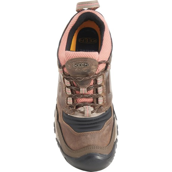 NEW Keen Ridge Flex Hiking Shoes Waterproof For Women Timberwolf/Brick Dust663sn - Picture 2 of 6